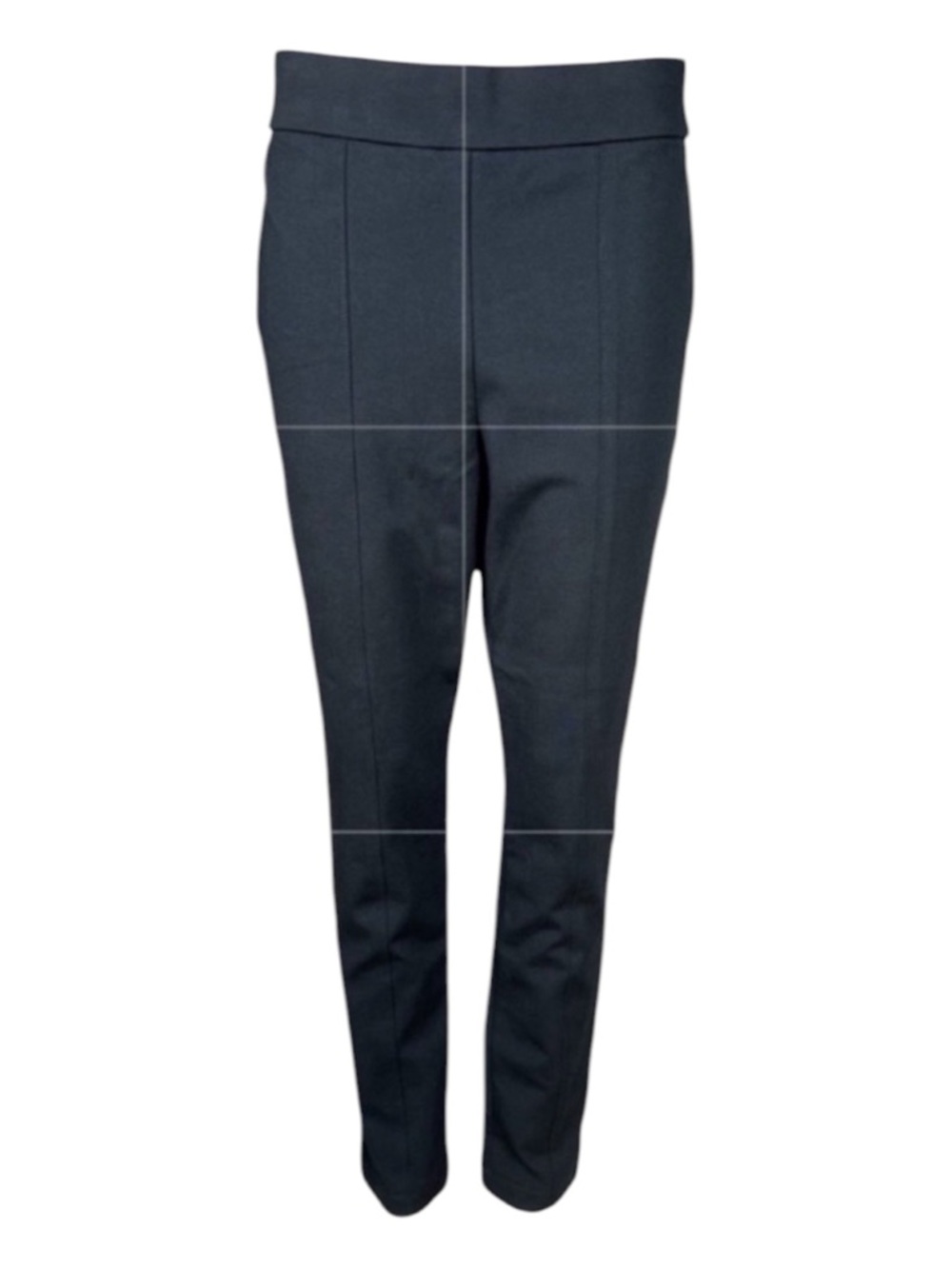 ANN KLEIN Pull On Knit Trousers, No Pockets, Wide Comfort Elastic Waist, Size M.